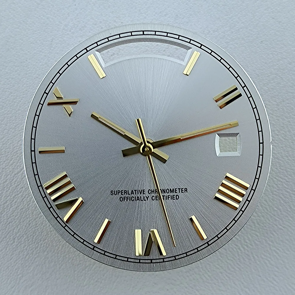 ساعة Miyota الطلب الهاتفي 31 ، بشعار مخصص ، قرص أخضر مضيء ، قرص اتصال هاتفي ، ملحقات ساعة حركة Miyota