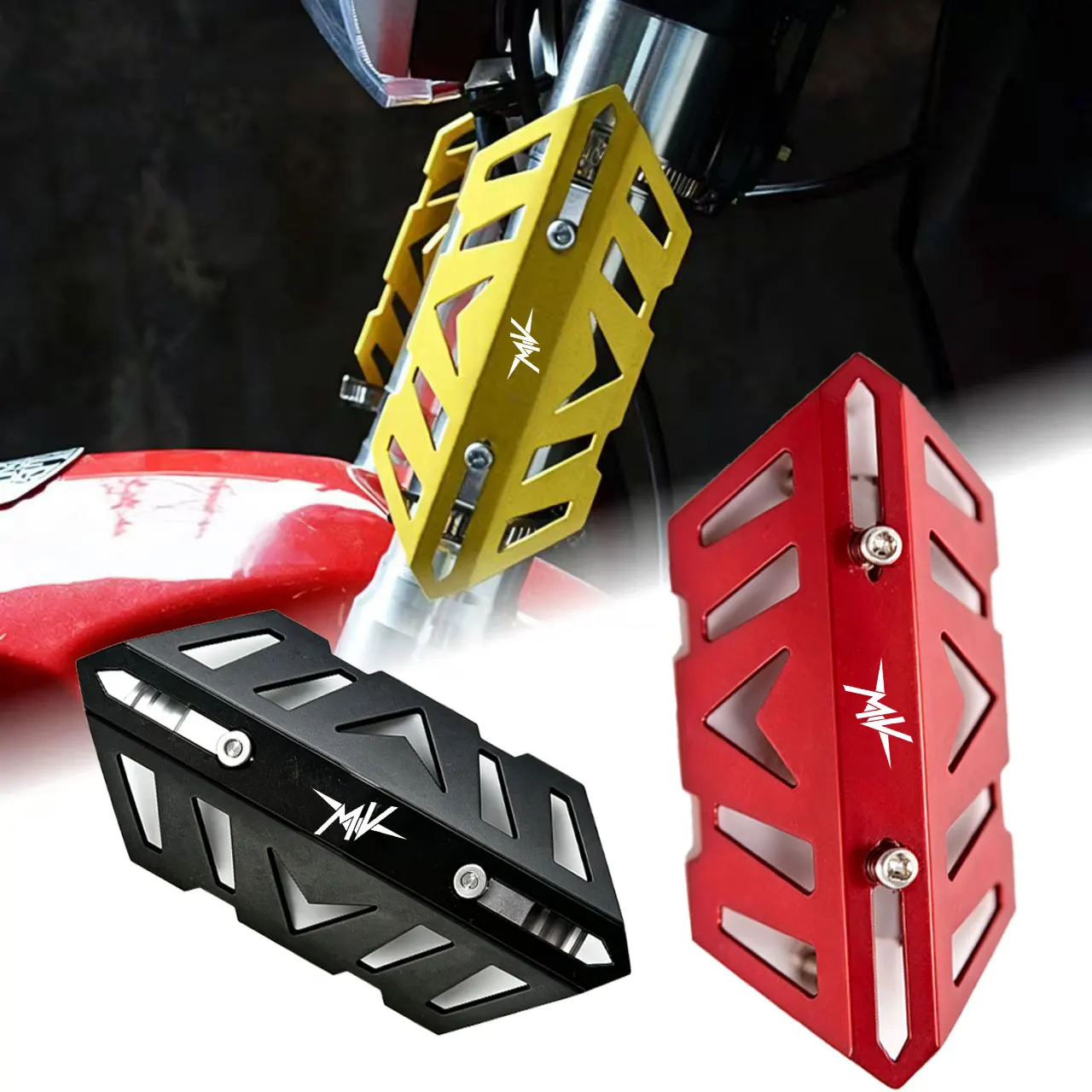 Motorcycle front fork protective cover and exhaust For MV Agusta 675 800 Brutale 800 1000 Turismo pipe decorative cover