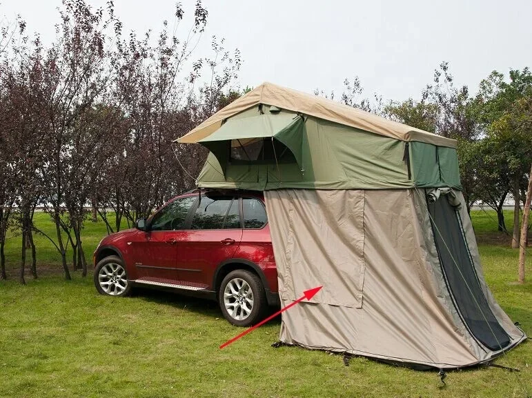 Outdoor Camping Car Roof Top Tent with Awning Gazebo  캠핑