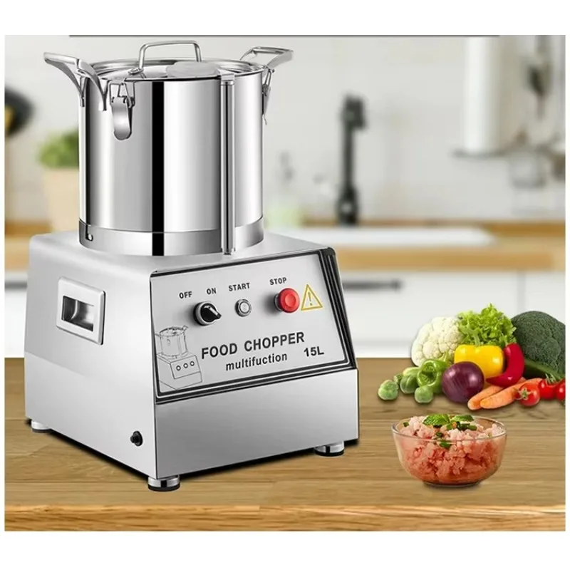 Kitchen Stainless Steel Vegetable Meat Cutter Grinder Blender Electric Commercial Food Processor