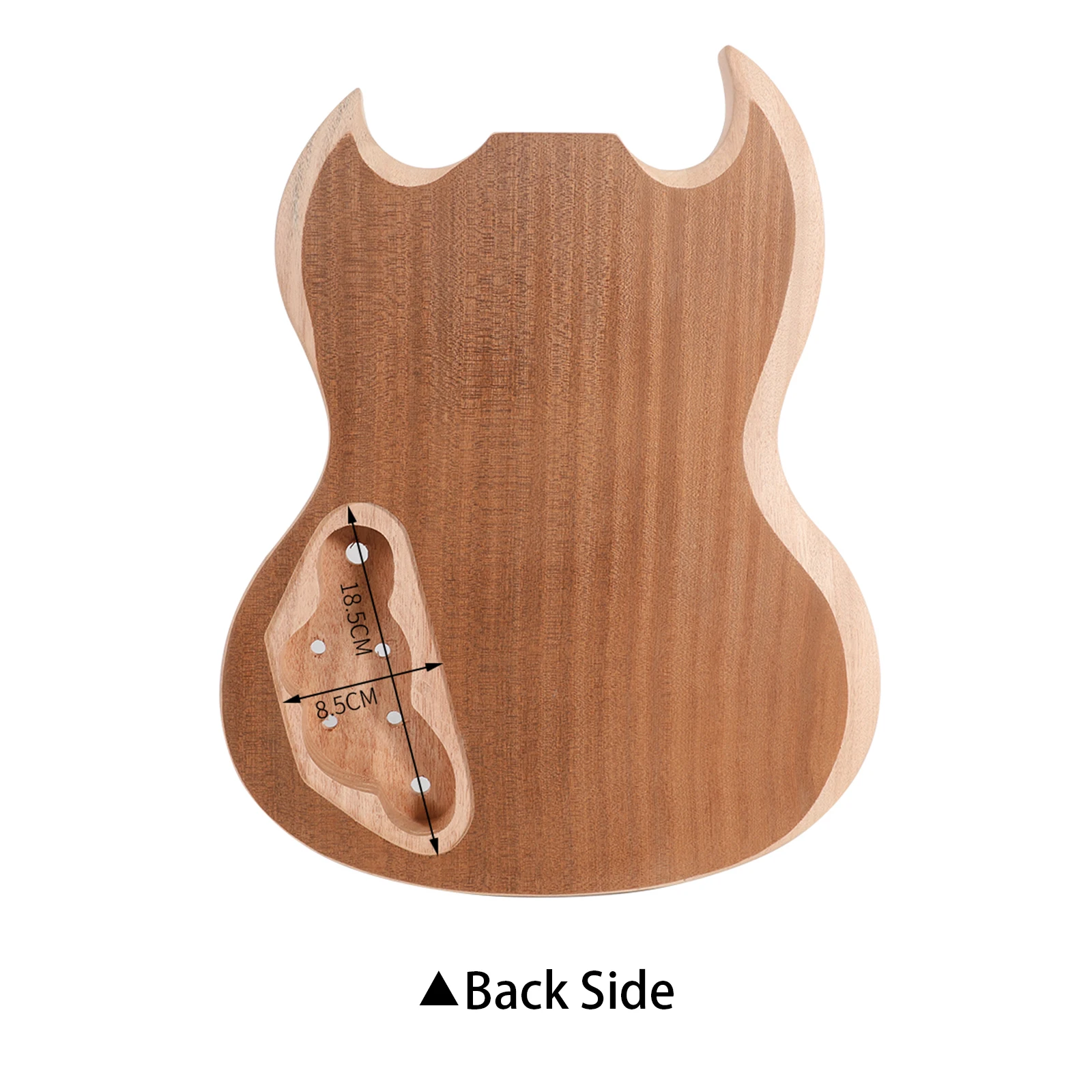 

DIY Electric Guitar Unfinished Body Guitar Barrel Blank Wooden Guitar Body Replacement Parts for Luthiers and Guitar Enthusiasts