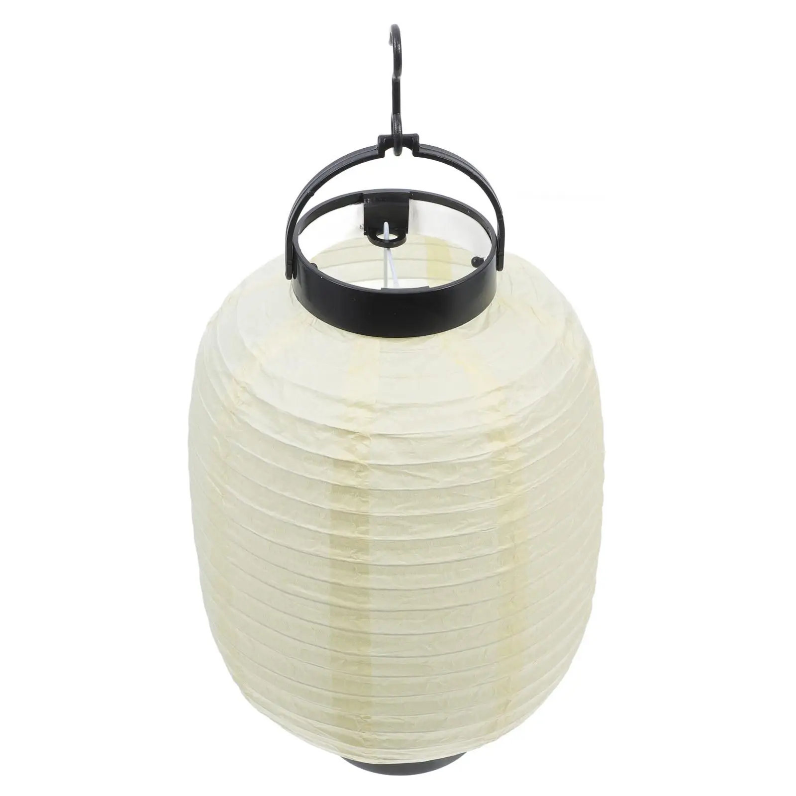 Folding Lantern Lighted Japanese Winter Melon Design 15cm Diameter 22cm Height Decorative Paper Lantern Diy Painting Lamp For - Image 2