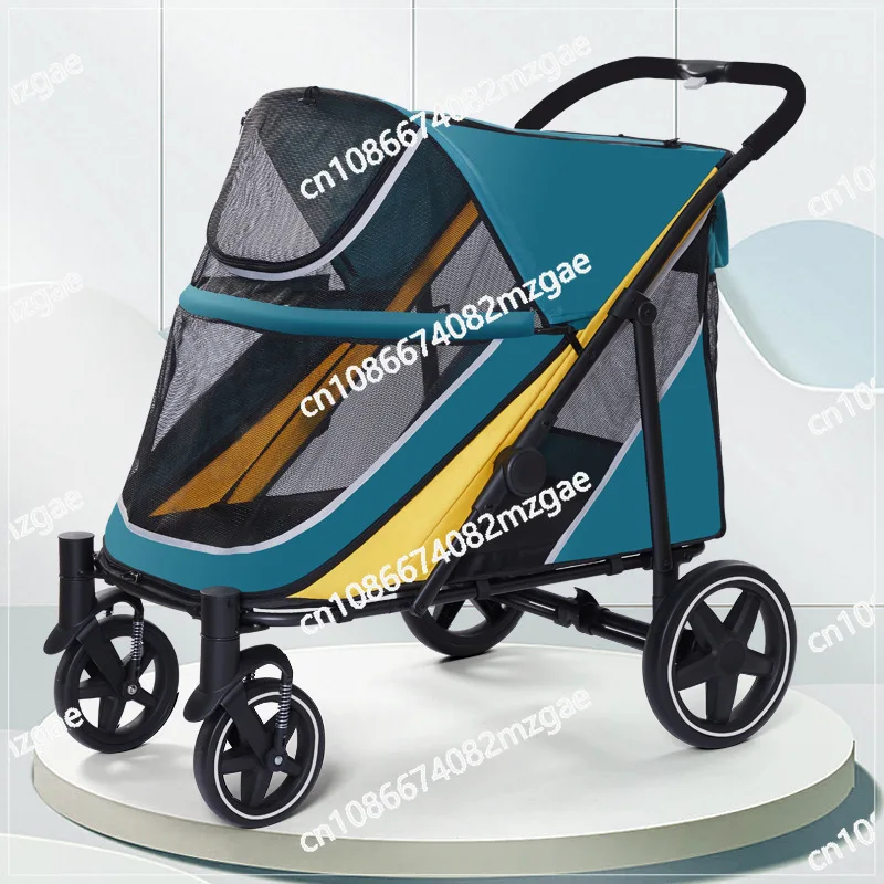 

Тележка для домашних животных, многофункциональная тележка для предметов, большая космическая тележка для собак, кошек, пожилых людей, инвалидов