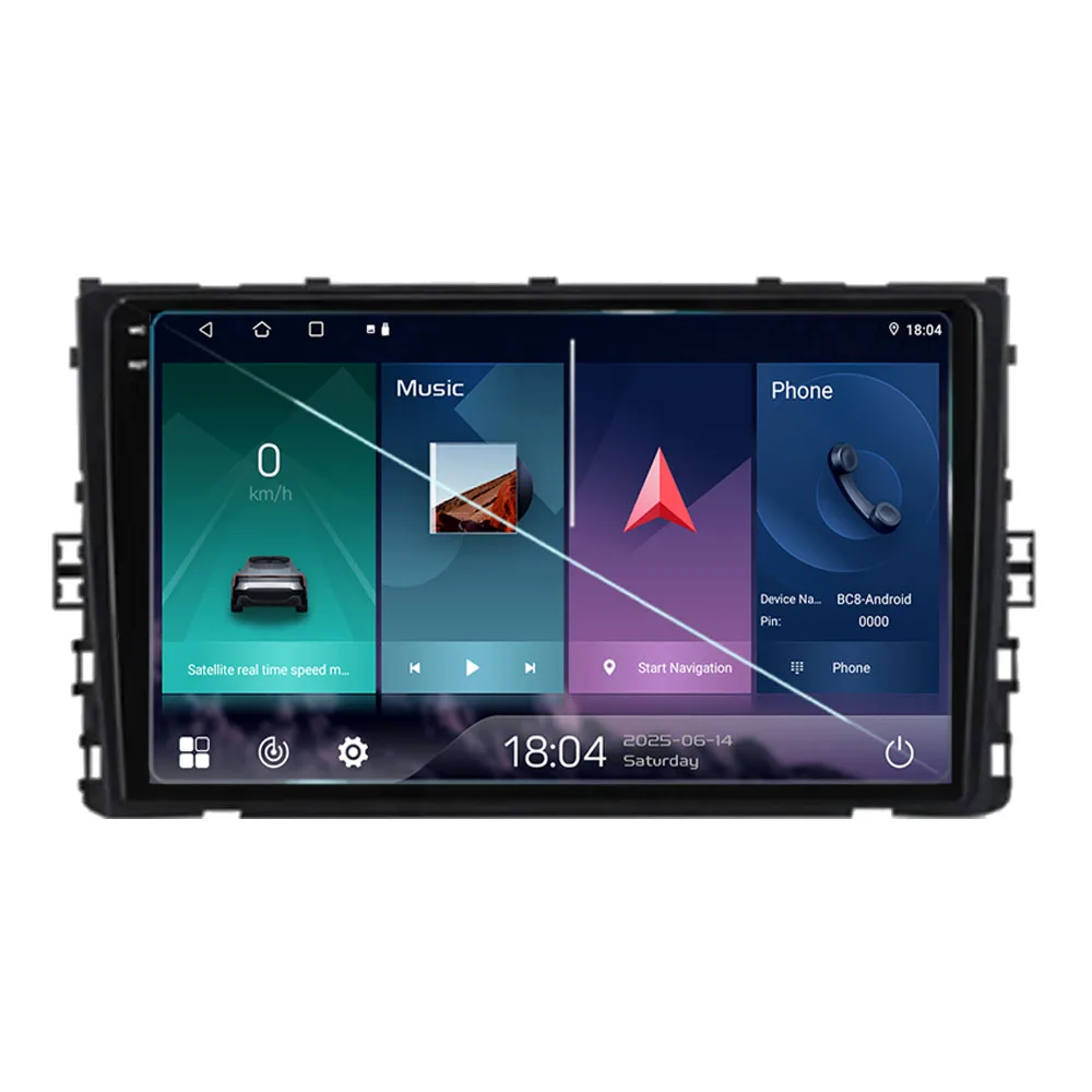 Car Radio Android 15 For VW Volkswagen MQB POLO VI Jetta MK7 T6 2015 - 2021 Stereo  Multimedia Video Player GPS AI Voice CarPlay