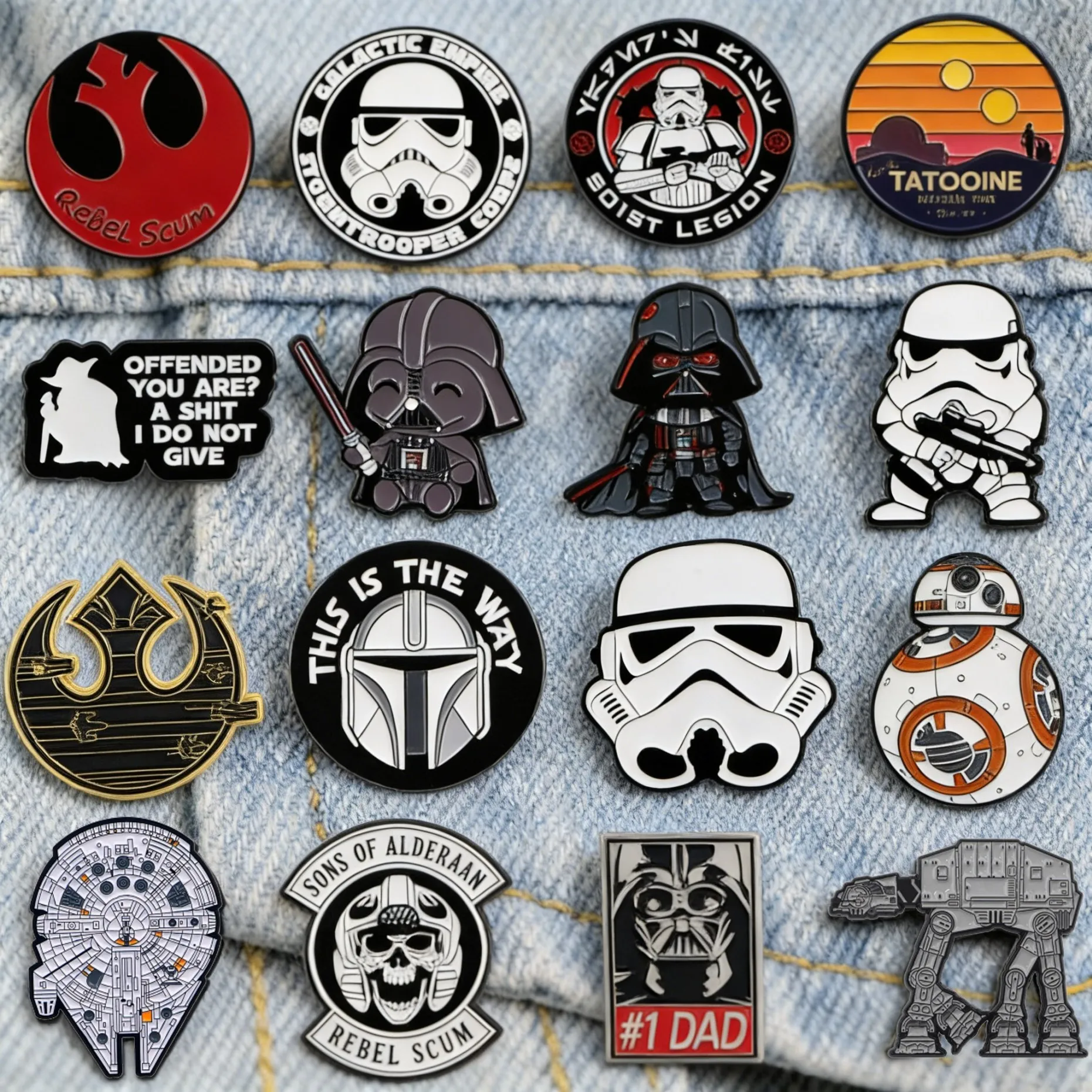 Vintage Enamel Pins Cool Robot Badge Sci-Fi Movie Lapel Pin for Jeans Cute Cartoon Pin for Backpacks Collectible Gift for Fans