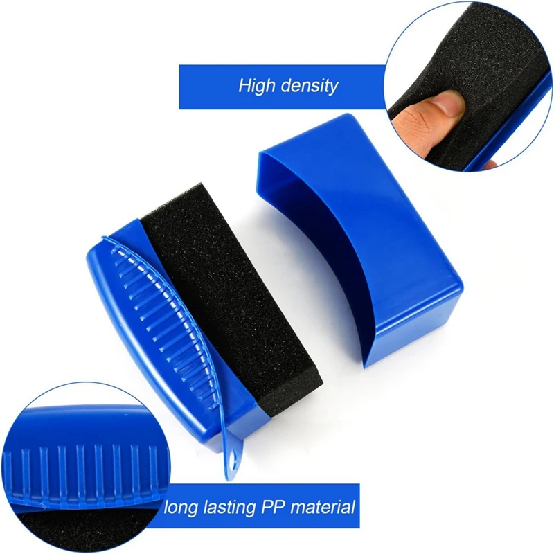 Tire Shine Applicator, Tire Dressing Applicator Pad, Tire Sponge Applicator Curved Tire Detail Sponge With Handle A