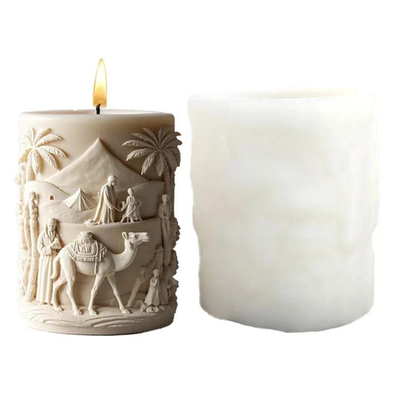 Desert Camel Series Candle Mold Realistic This Mold Is Used for Making Candles, Plaster, Resin,