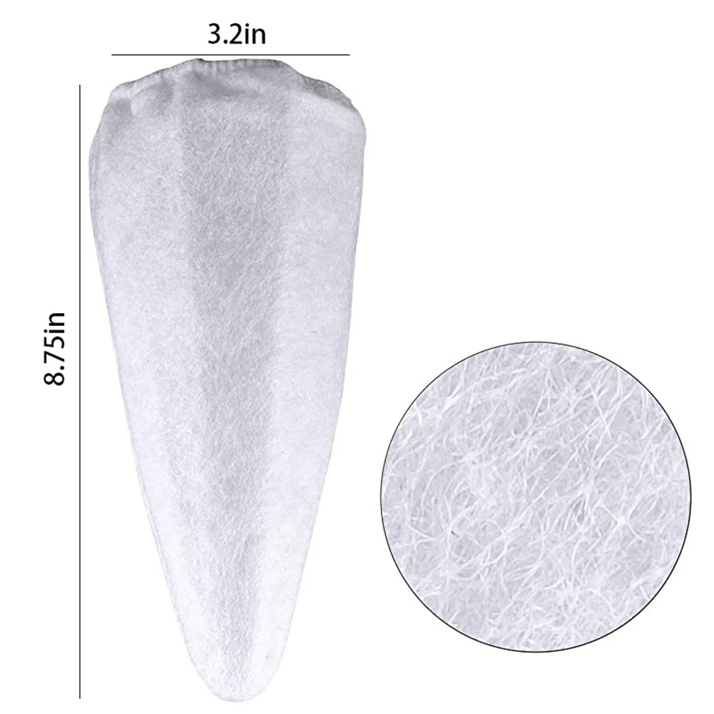 5PCS Replacement Vacuum Filter Bag Pool Filter Bags Pool Cleaner Debris Filter Bag for Pool Handheld Rechargeable Pool Cleaner