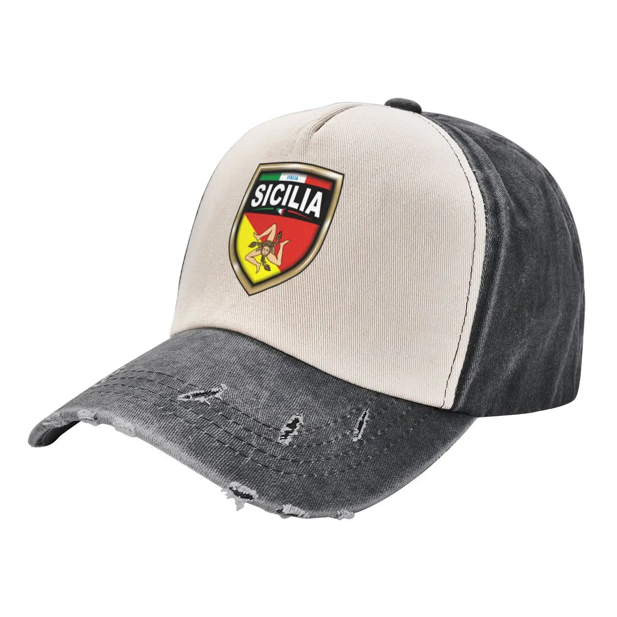 Sicilia Sicily coat of arms Baseball Cap Hat Baseball Cap Cosplay Women's Beach Outlet 2025 Men's