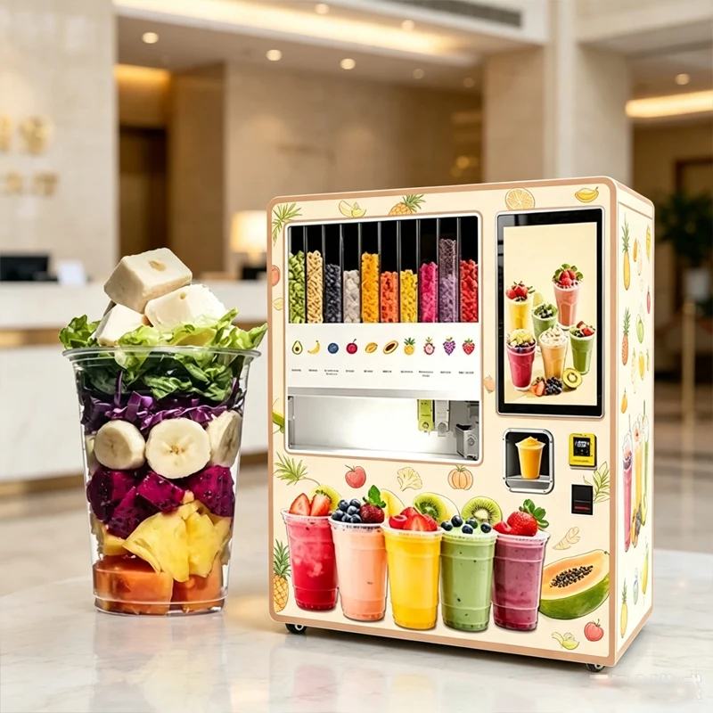 Fresh Fruit Smoothie Vending Machine Self Service Fruit Shake Automatic Vending Machine Customized