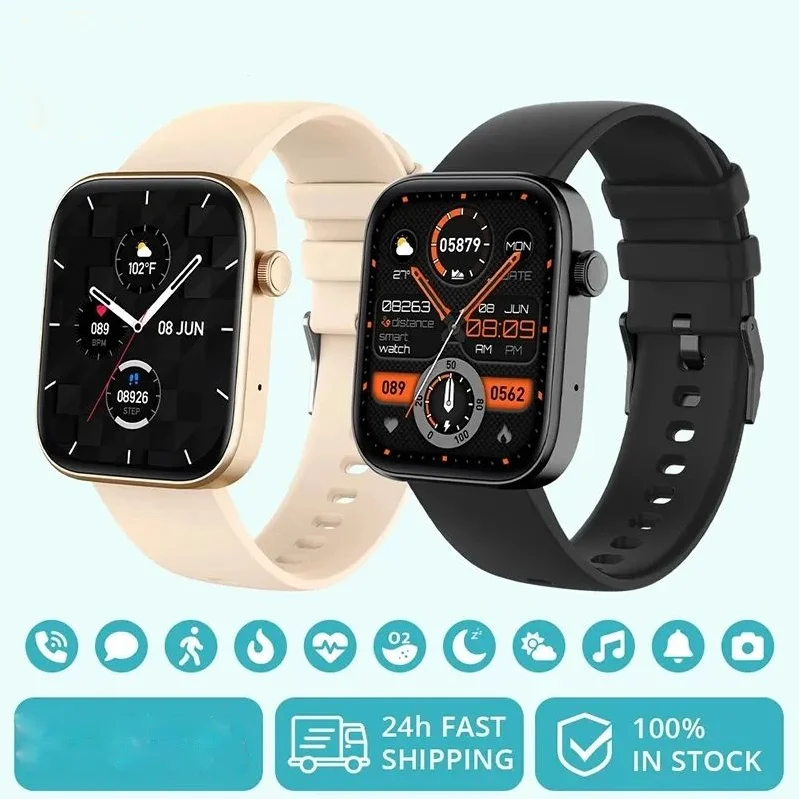 New Mi28 Voice Calling Smartwatch Men Health Monitoring IP68 Waterproof Smart Notifications Voice Assistant Smart Watch Women