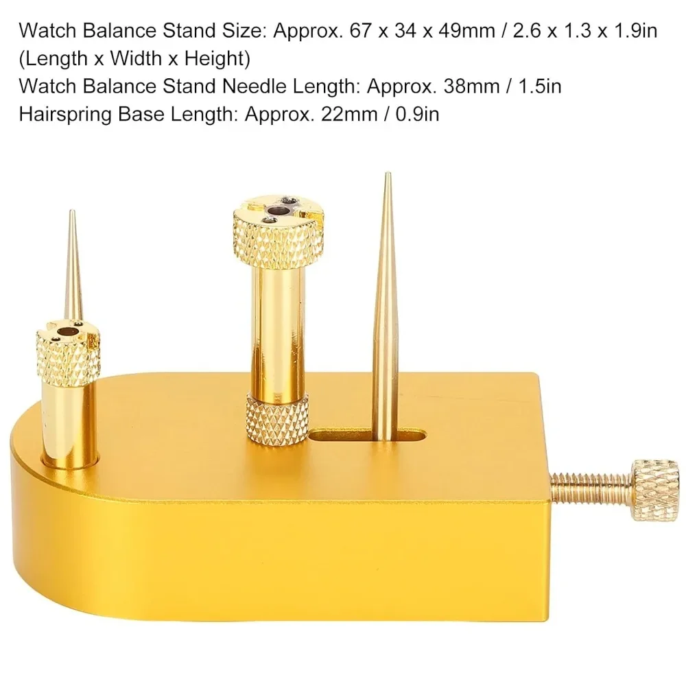 Watch Accessories Repair Tools Multifunctional Watch Balance Wheel Hairspring Stand For Watchmakers Square Balance Frame Bracket