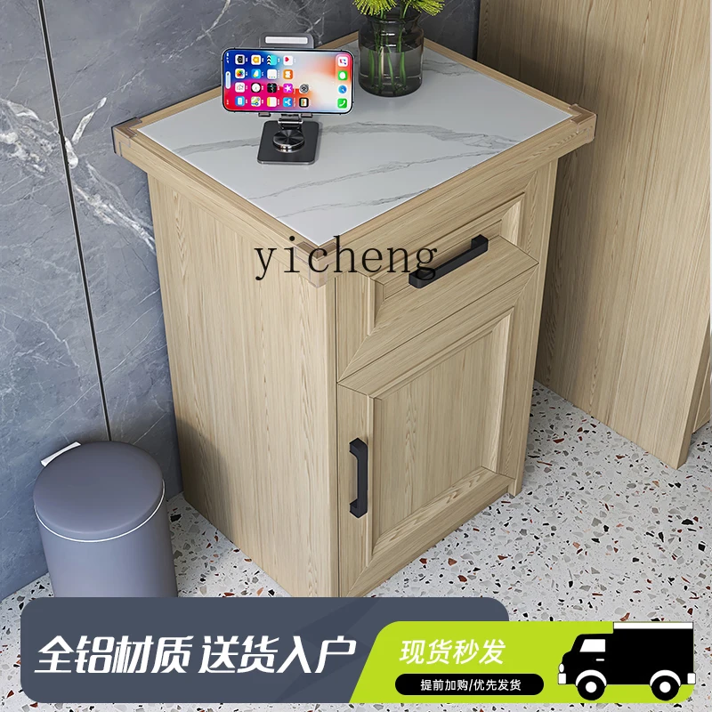 

all-aluminum alloy bathroom locker with rock slab crevice storage cabinet and locker