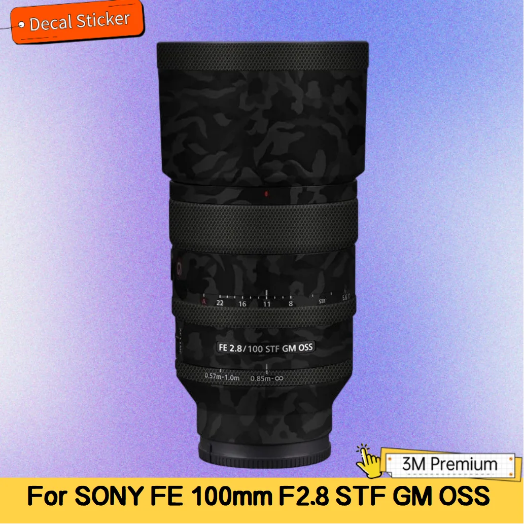 

Для SONY FE 100 мм F2.8 STF GM OSS наклейка на объектив защитная наклейка на кожу виниловая пленка защитная пленка от царапин fe100