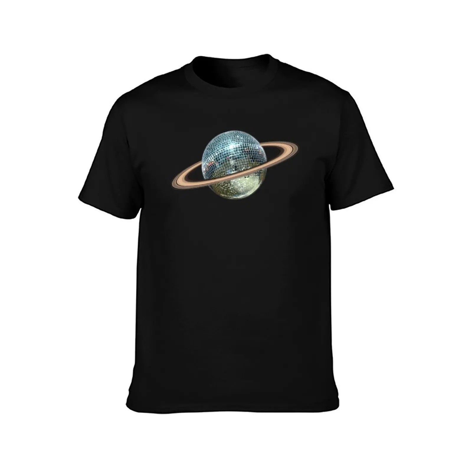 Saturn Disco II T-Shirt Big Size Simple T-Shirt