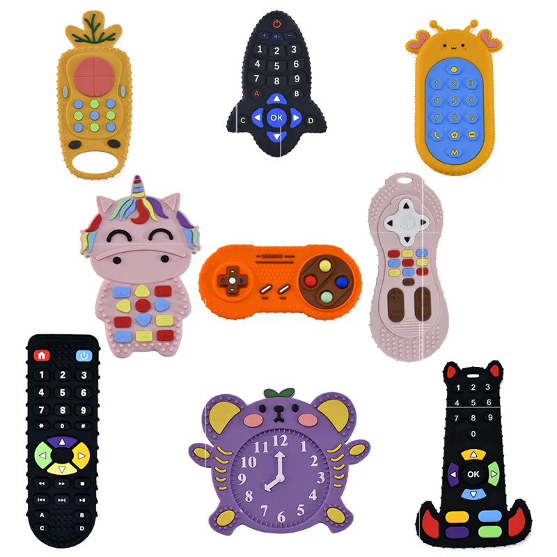 Jouets pour bébé de 0 à 12 et 36 mois, hochet, anneau de dentition, à mâcher, jeux de développement sensoriel en Silicone, jouet éducatif Montessori