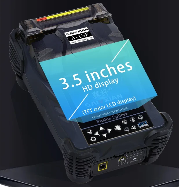 A-15F fibra ottica Fusion Splicer Hot Melt completamente automatico multilingue Ftth fibra di vetro fibra ottica cavo Fusion Splicer