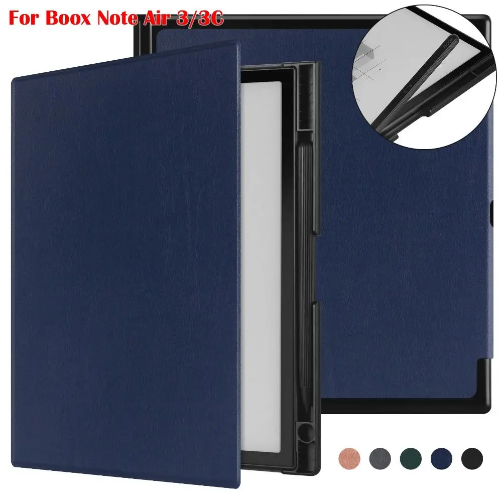 New Auto Sleep/Wake E Ink Tablet Case Pen Holder Hand Support EPaper Folio Cover for Boox Note Air 3/4 C B/W 10.3 Inch 2024