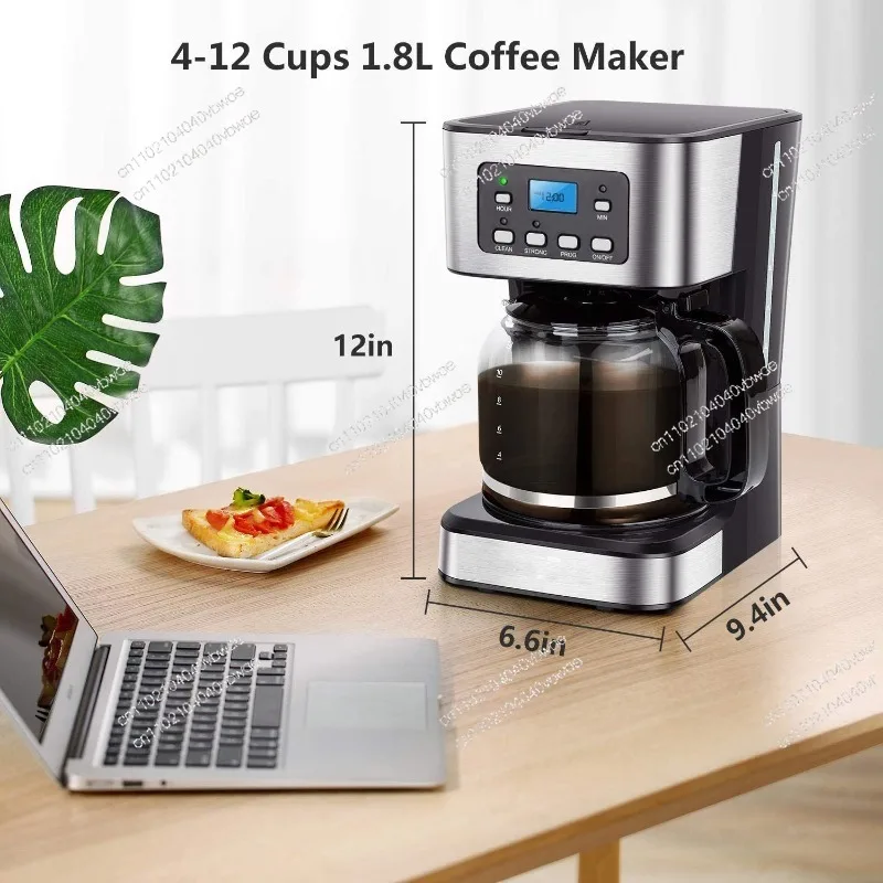Cross-border US standard 1.5L American drip coffee machine 24-hour reservation insulation function 950W