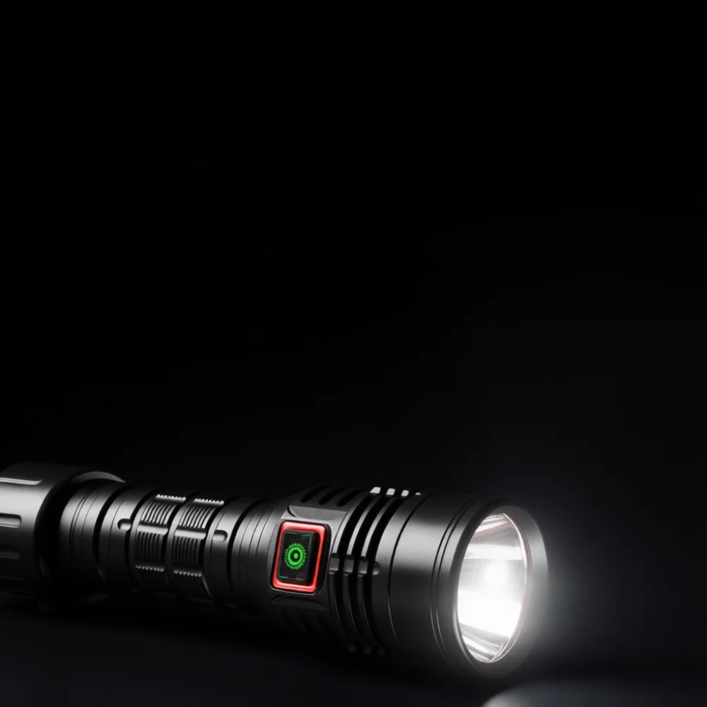 Advanced SST40 Tactical Torch Super Bright Led Flashlight Compact And Reliable Lighting For Outdoor Activities Night Fishing