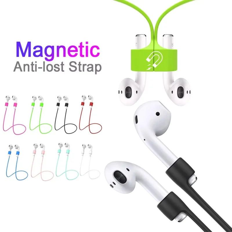 Weiches Silikon-Anti-Verlust-Magnetseil für Apple Airpods 3 Air Pods Pro 2 1 Bluetooth Wireless Kopfhörer Ohrhörerband