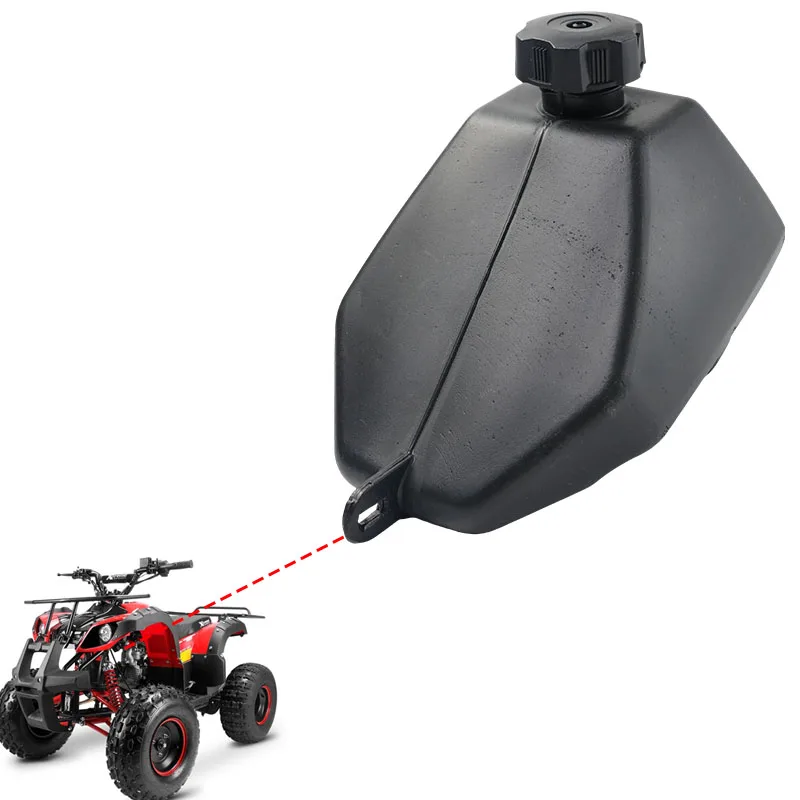 LESQUE Black Plastic Gas Fuel Tank Cap Oil Box For 2 Stroke 47cc 49cc Chinese Kids Mini Atv Quad  Motorcycle ATV Quad Bike Kart