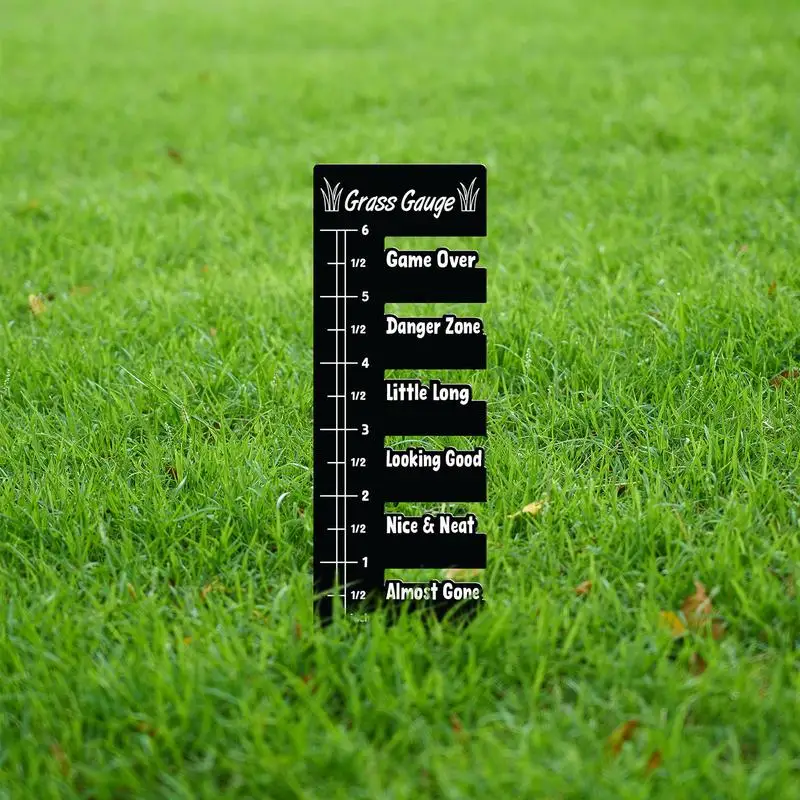 

Grass Gauge Lawn Measuring Ruler Lawn Yard Ruler Lawn Height Gauge Gardening Grass Measure Tool Stainless Steel Ruler Fun Gauge