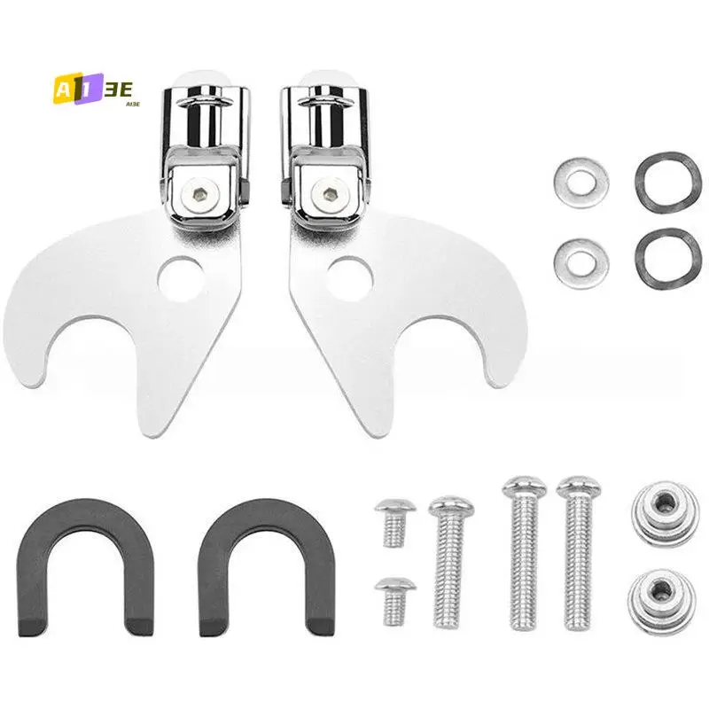 A03E-Detachable Motorcycle Sissy Bar Backrest Luggage Racks Latch Clips Kit For Softail Slim Street Bob Deluxe 2018-UP