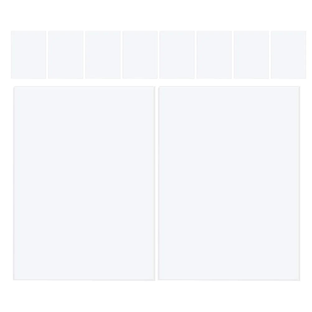 

10 Pcs Acrylic Photo Frame Board 5x7 Inches Blank Panels DIY Craft Supplies Clear Sheets For Projects Wedding Decor