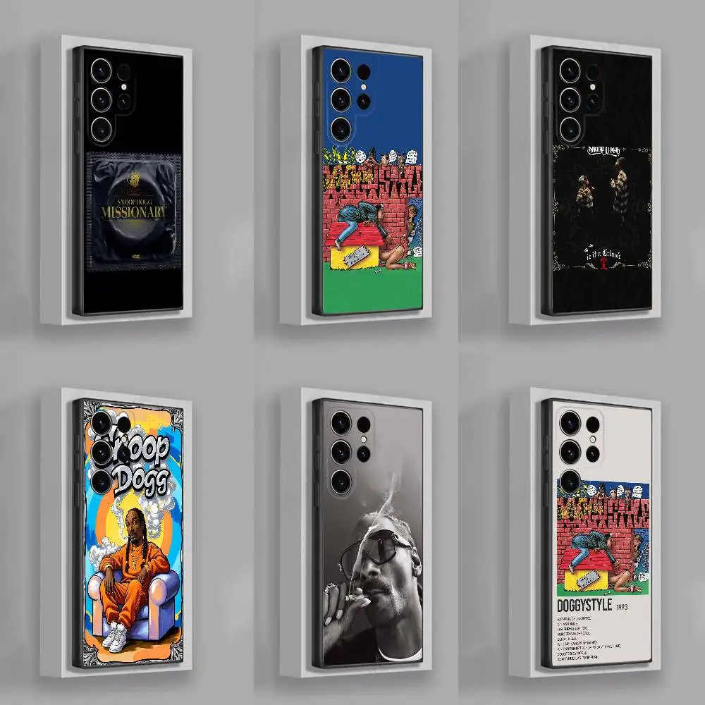 

S-Snoop Dogg Iz It a Crime Doggystyle Phone Case For Samsung S25,S24,S21,S22,S23,S30,Ultra,S20,Plus,Fe,Lite,5G Black Cover