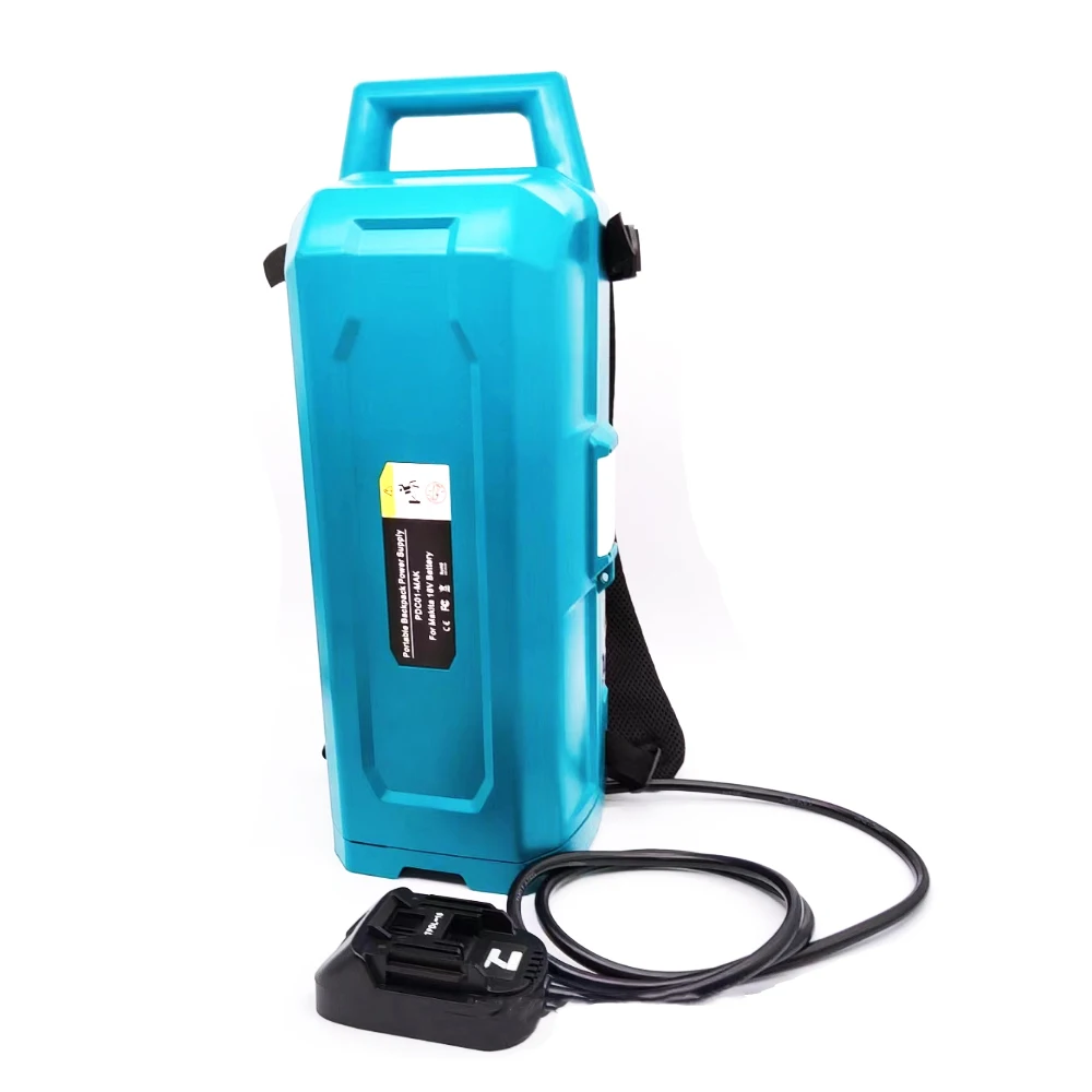 For Makita For Dewalt For Bosch 18v Battery Backpack Portable Power Battery Power Bank For Power Tools Capacity for Four