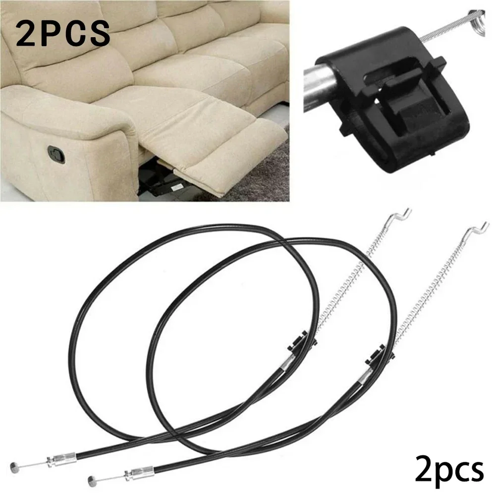 2 PC Recliner Replacement Cable HQ Metal Recliner Sofa Handle Cable Couch Chair Release Lever Replacement 93CM image 5