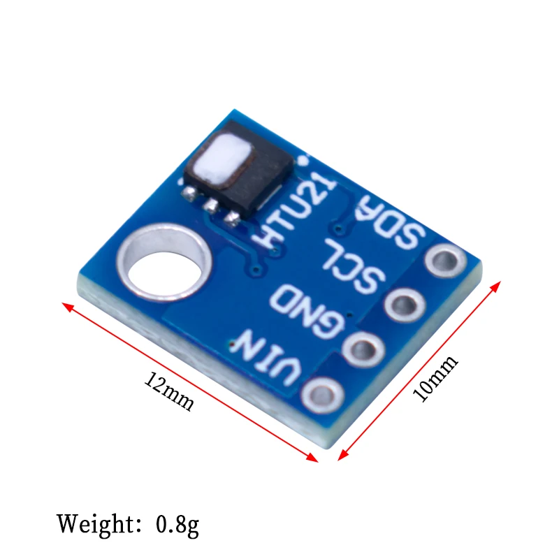 WAVGAT GY-21 HTU21 IIC/I2C Digital Temperature & Humidity Sensor Breakout Board Module For Weather Stations Humidor Control 3.3V