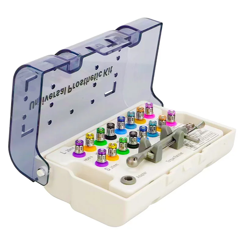 Destornilladores de torsión de implante Dental Universal, llave, Kit de herramientas de restauración de implante Dental