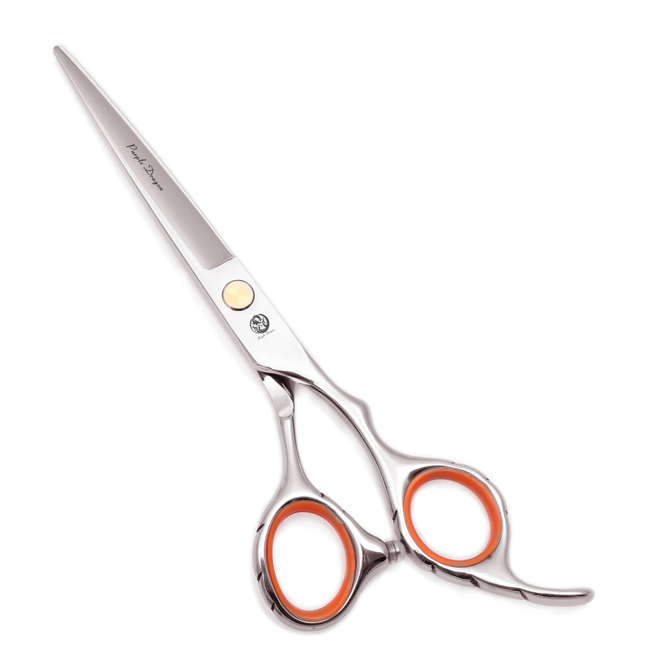 Haarschere 5,5" 6" Japanische Edelstahl-Friseurschere Glänzende Haarschneideschere 1 Stück Friseursalon-Effilierschere Z1009