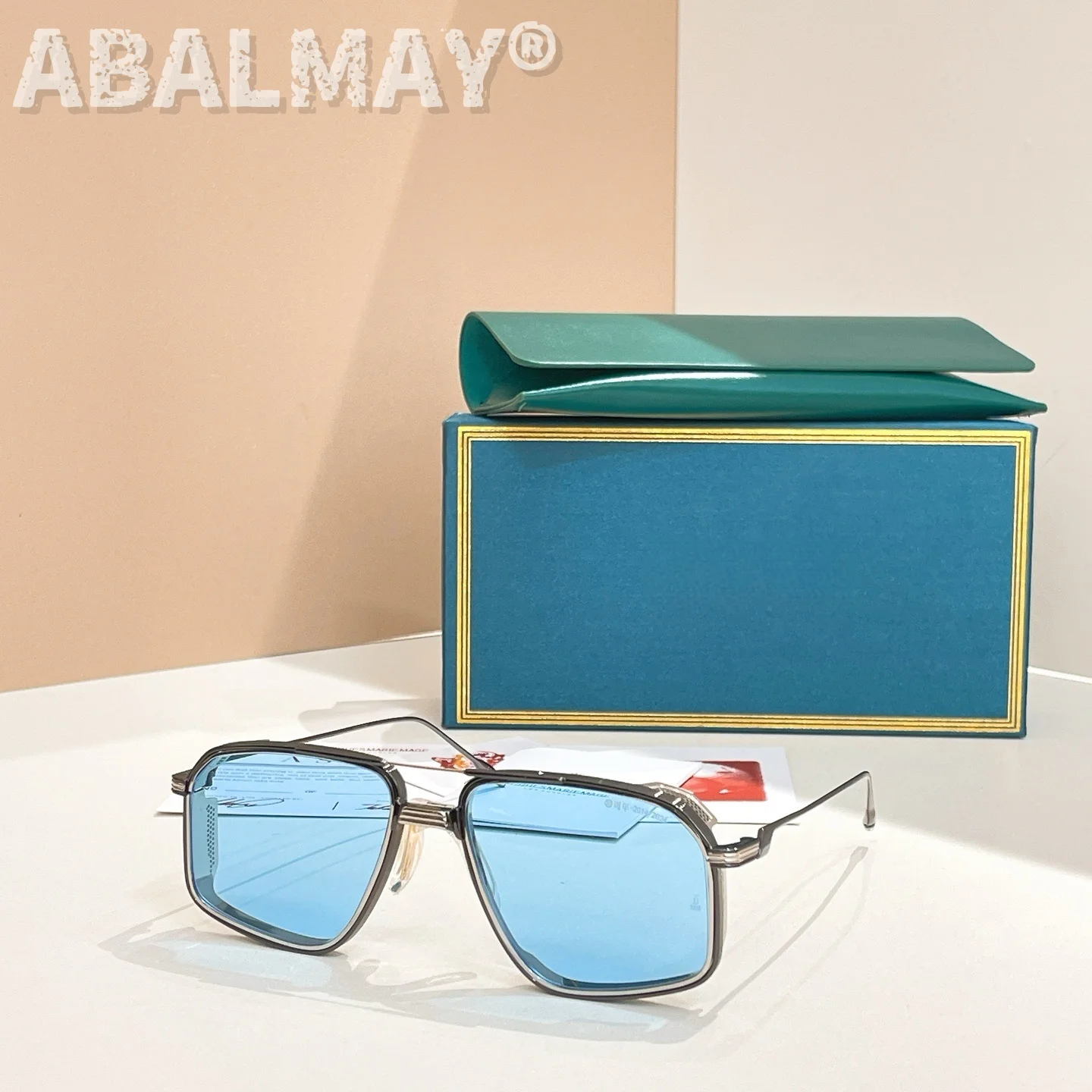 

Top High Quality Sunglasses for Men and Women JAGGER SIZE 56-16 Style UV400 Retro Fashion Special Design Sun Glasses with box