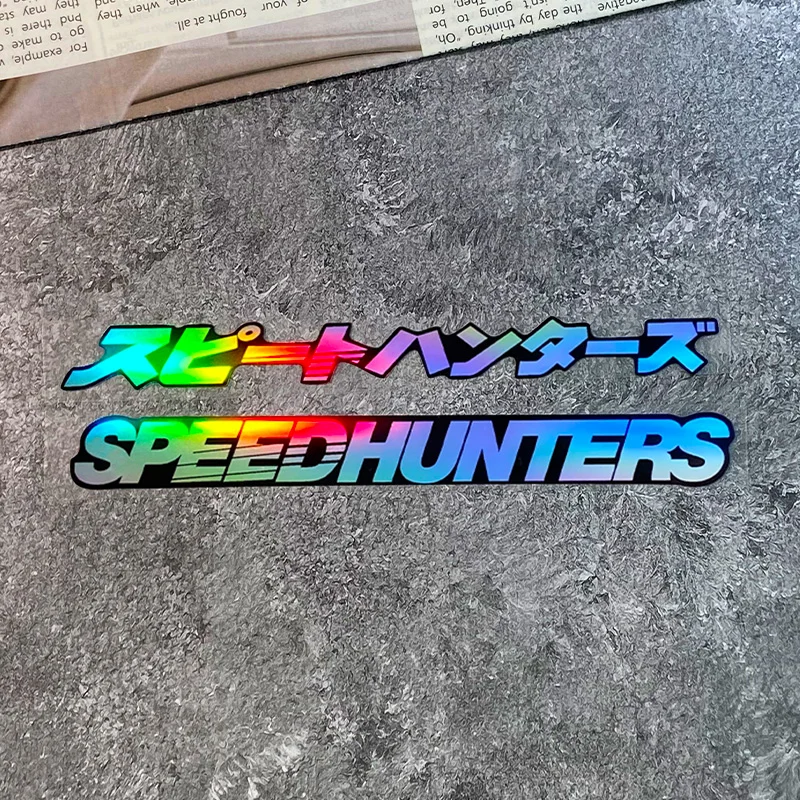 Speedhunter JDM دراجة نارية ملصقات مقاوم للماء دراجة نارية الجبهة هدية خزان الوقود سباق خوذة سكوتر الديكور شارات الفينيل