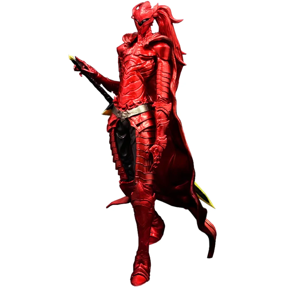 

Anime Sung Jin Woo figure Igeuliteu action figure Igeuliteu figurine Doll red knight standing Model Toy Collect Statue Gift 24cm
