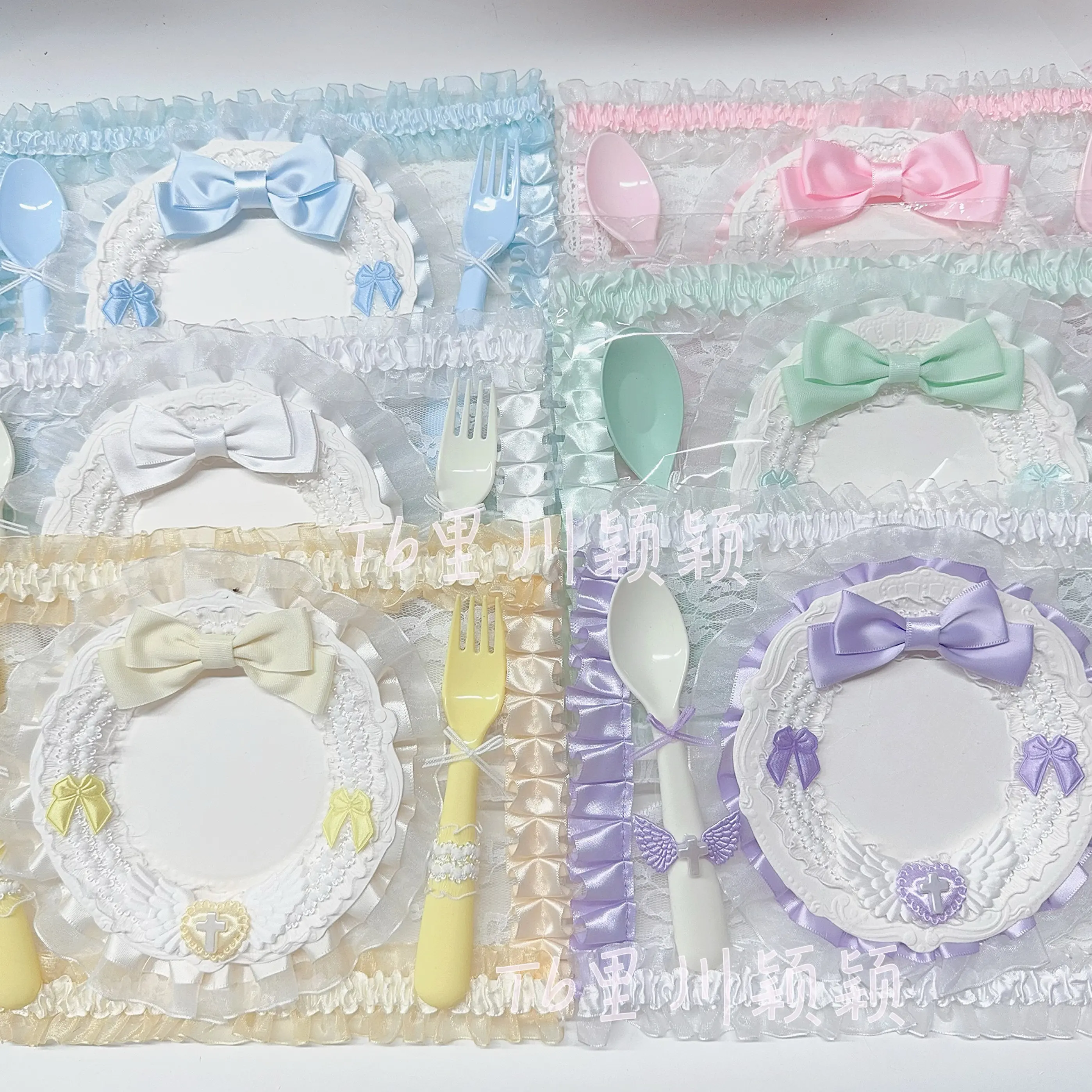 Lta Bag Accessories Handmade Dinner Plate Pain Board B5 Pain Board Finished Ribbon Pain Cute Multi-color Tied Grain