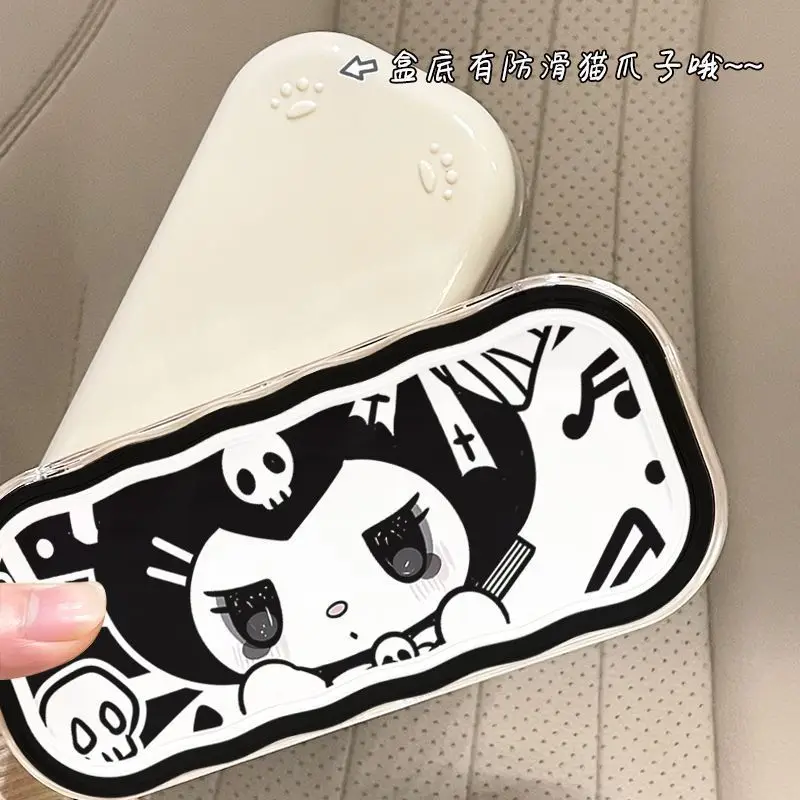 New Sanrio Hello Kitty Glasses Case Cute Storage Box Anime Kawaii Cartoon Kuromi Sunglasses Protective Case Girl for Gifts