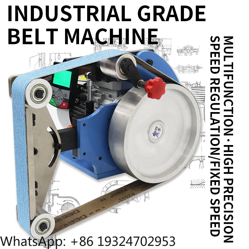 Small Multifunctional Belt Machine/desktop Speed Control Model/mini Fixed Speed Belt Machine