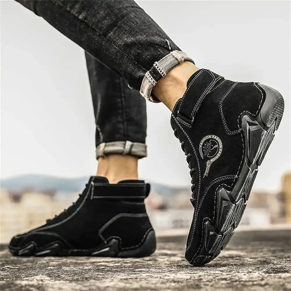 High-cut 40-41 Blue Men's Boot Walking Special Shoes Men's Spring-autumn Sneakers Sports Resale On Offer Tenis Suppliers