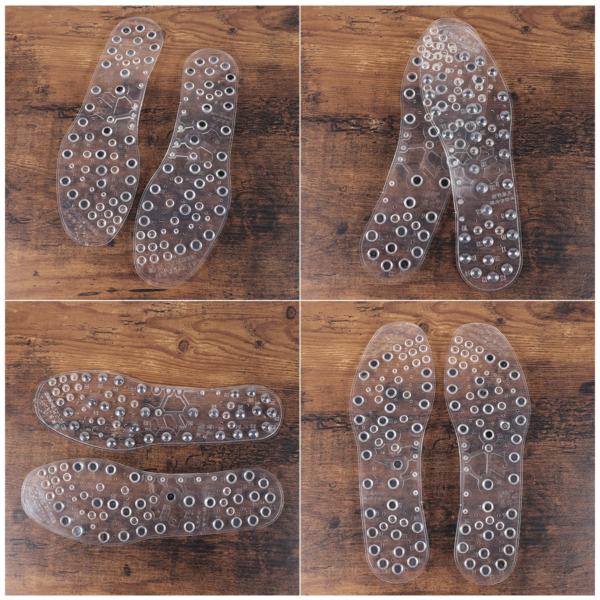 

Magnetic Massage Insole Foot Care Insoles Cobblestone Clear Gel Multifunctional