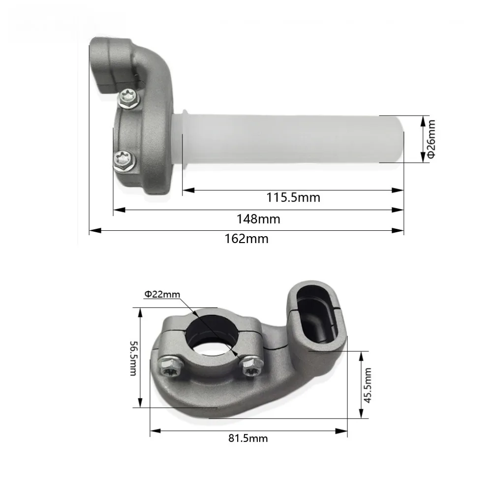 OTOM-empuñaduras  acelerador  giro rápido para motocicleta, 22MM, 7/8 