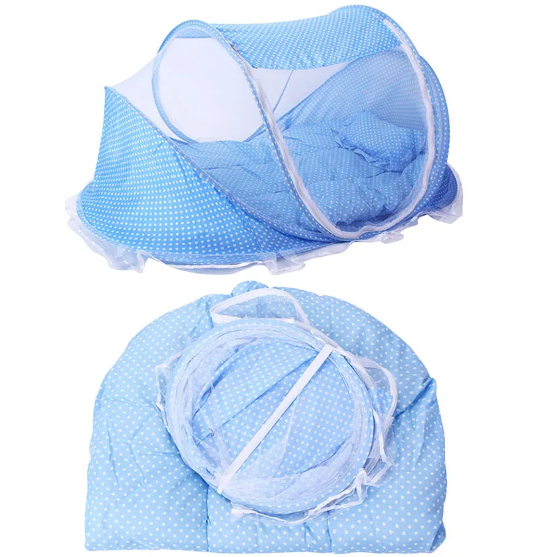 سرير بيبي سرير ناموسية للطي المعاوضة سرير بيبي ناموسية فراش وسادة دعوى الوليد مهد شبكة خيمة الطفل الفراش