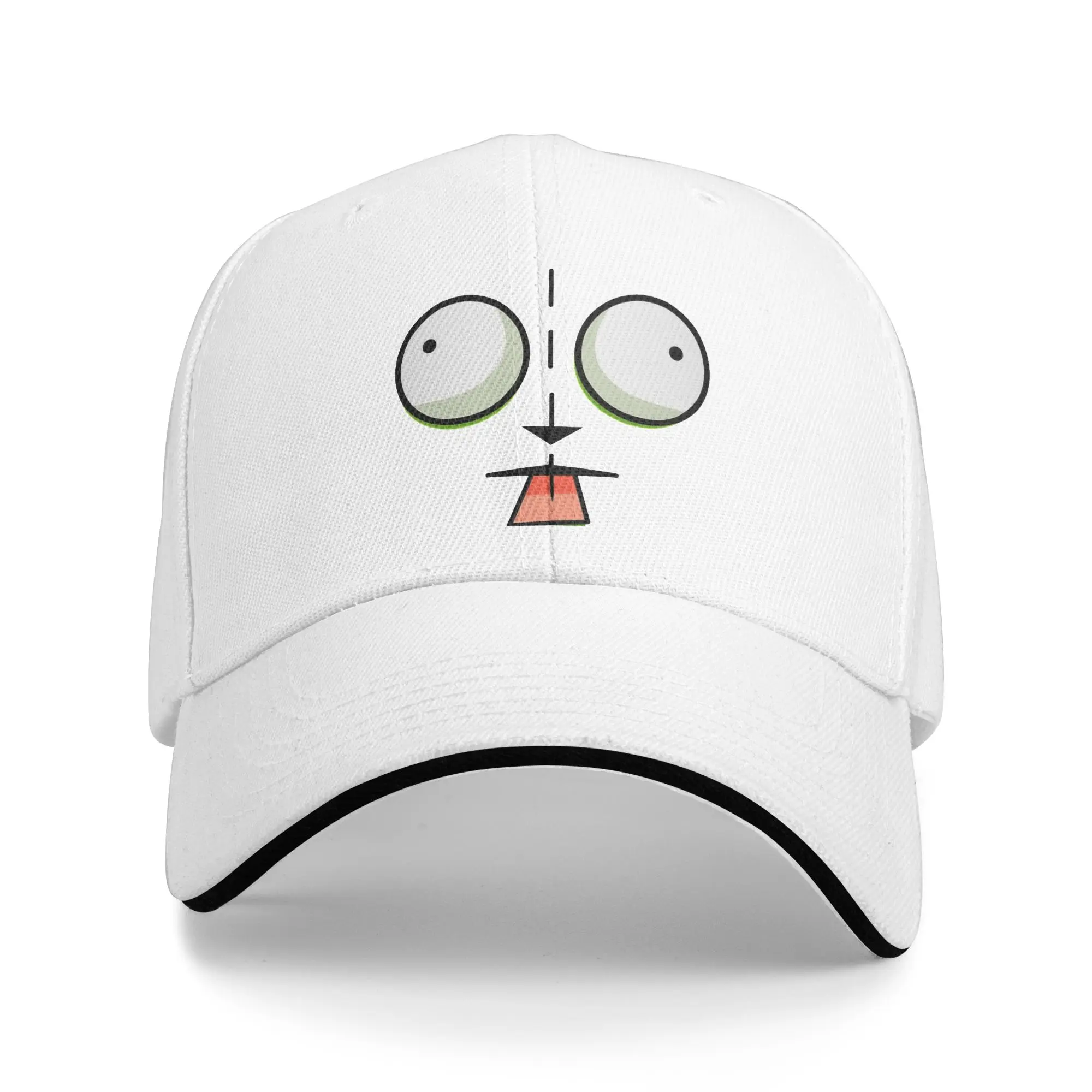 Gir Face   Invader Zim Cartoon Baseball Cap Fashion  Sandwich Caps Unisex Style Polyester Dad Hat Outdoor