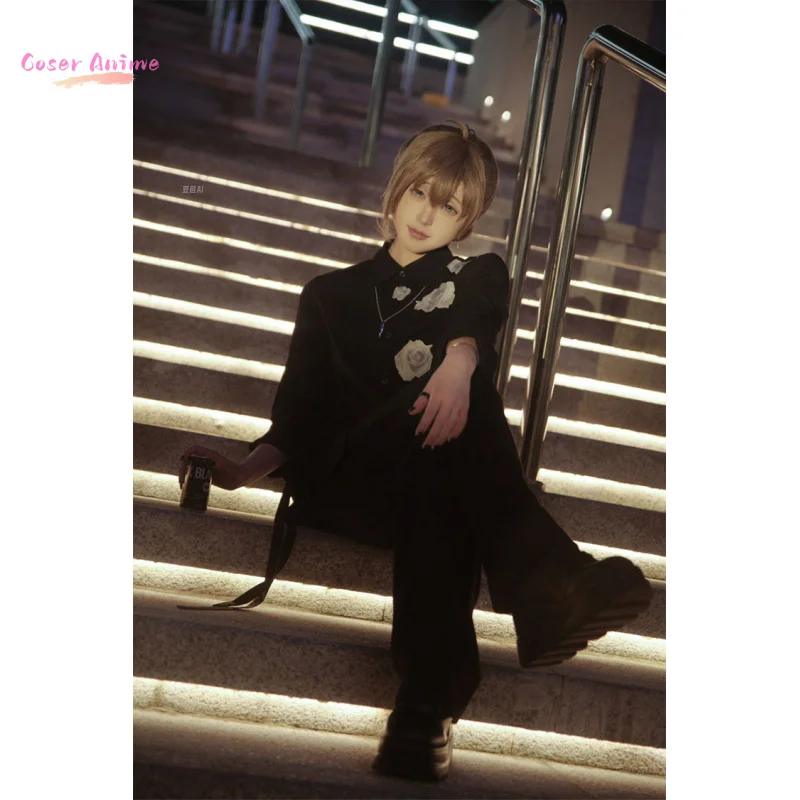 Игра NIJISANJI Kanae Косплей Костюм Униформа Хэллоуин Вечеринка для Женщин Мужчин Карнавальный Реквизит
