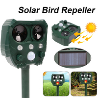 Animal Repeller Ultrasonic Rat Repellent Solar Power Bird Dog Cat Skunk Deer Raccoon Repellent Mole Repeller Garden  Accessories