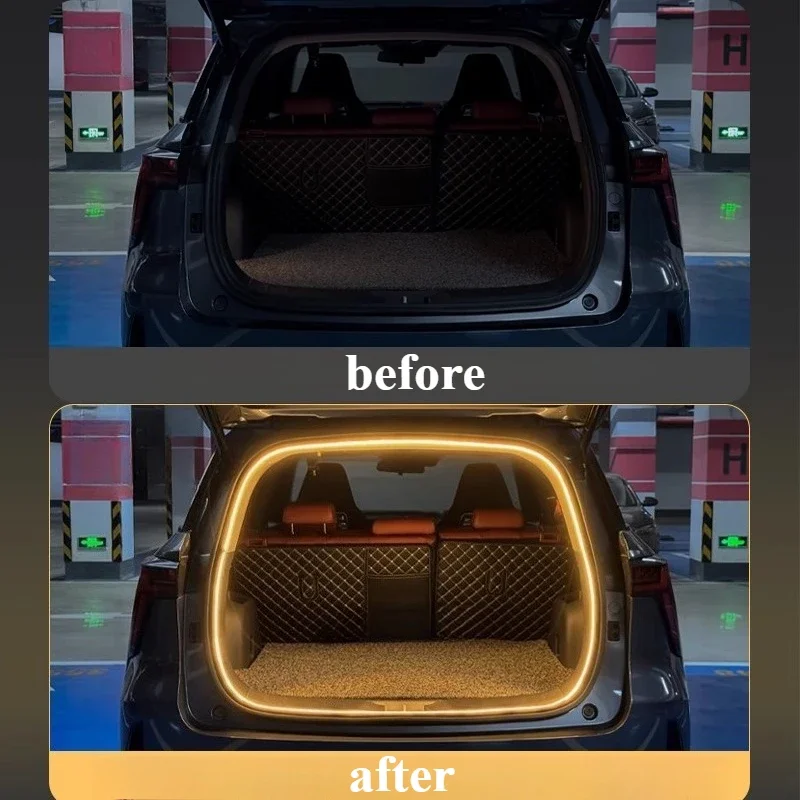 For DEEPAL S7/SL03/S05trunk Light Atmosphere Light Tail Box Welcome Light Modification Parts Car Decoration Accesorios Para Auto