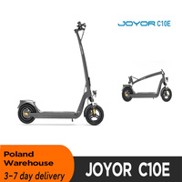 JOYOR C10E(ABE) Electric Scooter 500W 48V 10.4Ah Atdul E-Scooter 25km/h Speed 30-50km Range 10 Inch Tires Foldable City EScooter